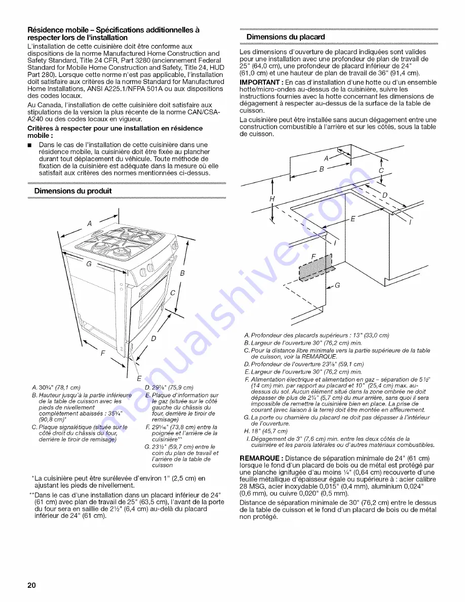 Jenn-Air JDS8850CDB01 Installation Instructions Manual Download Page 20