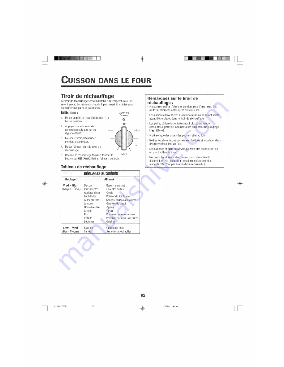 Jenn-Air JER8785QAF Use & Care Manual Download Page 53