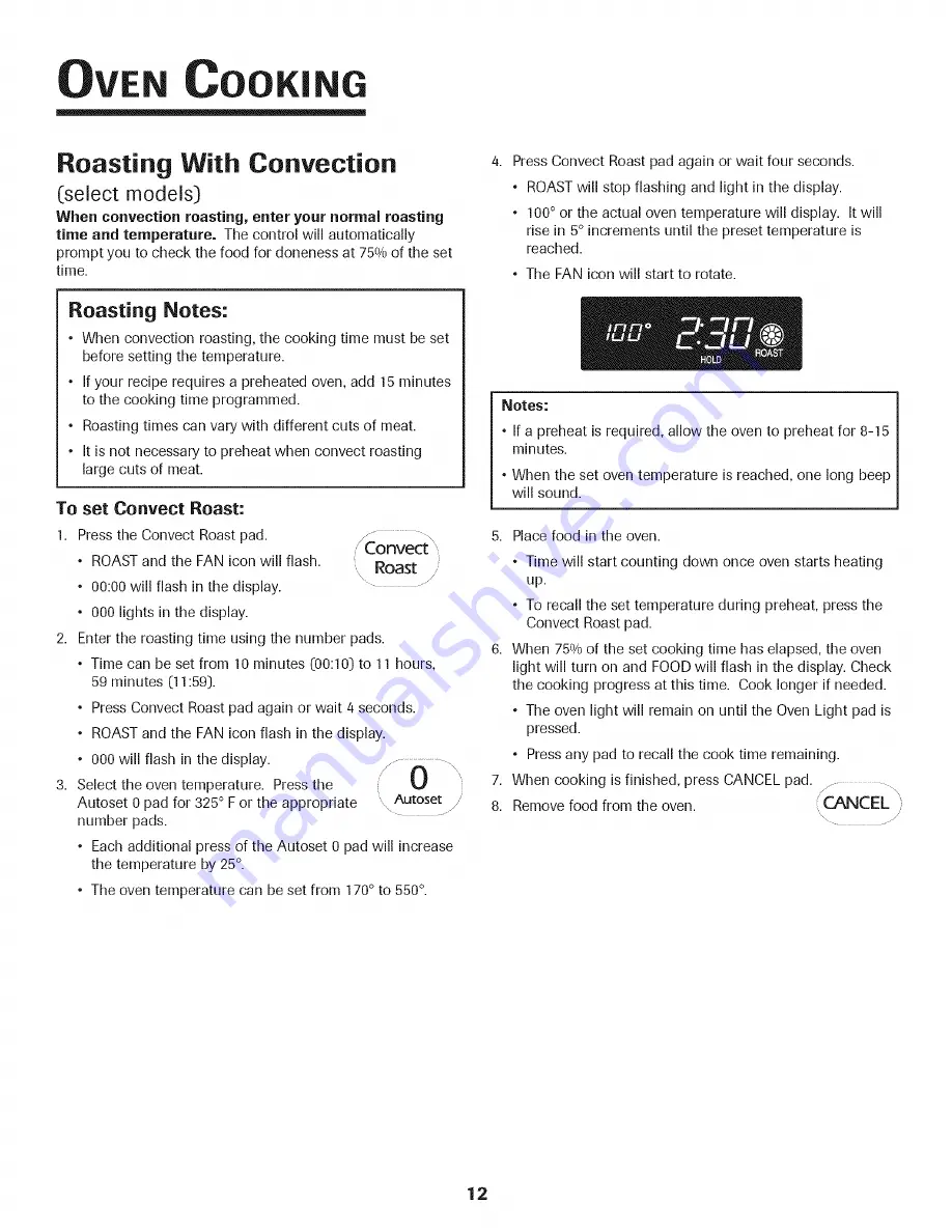 Jenn-Air JER8885QAF Use & Care Manual Download Page 13