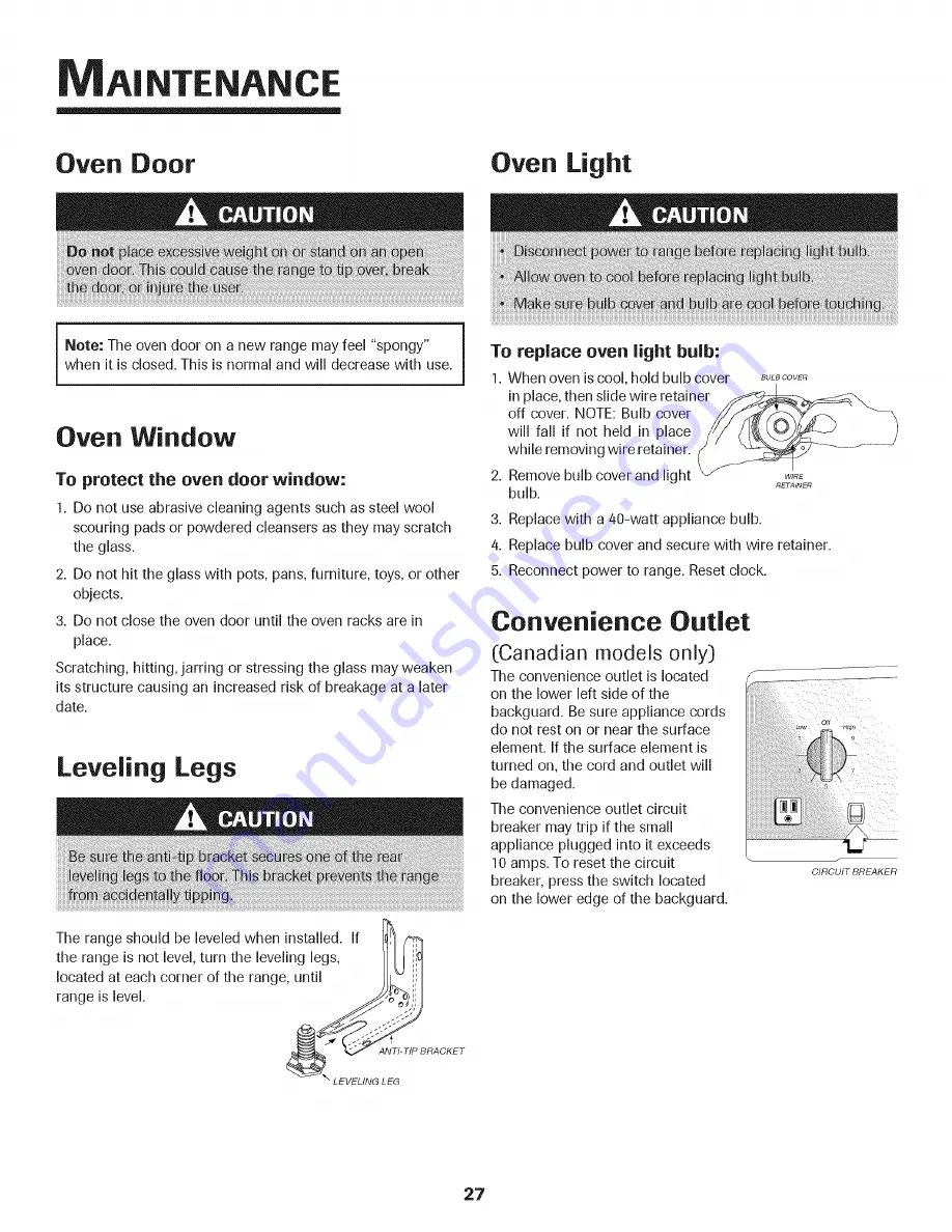 Jenn-Air JER8885QAF Use & Care Manual Download Page 28