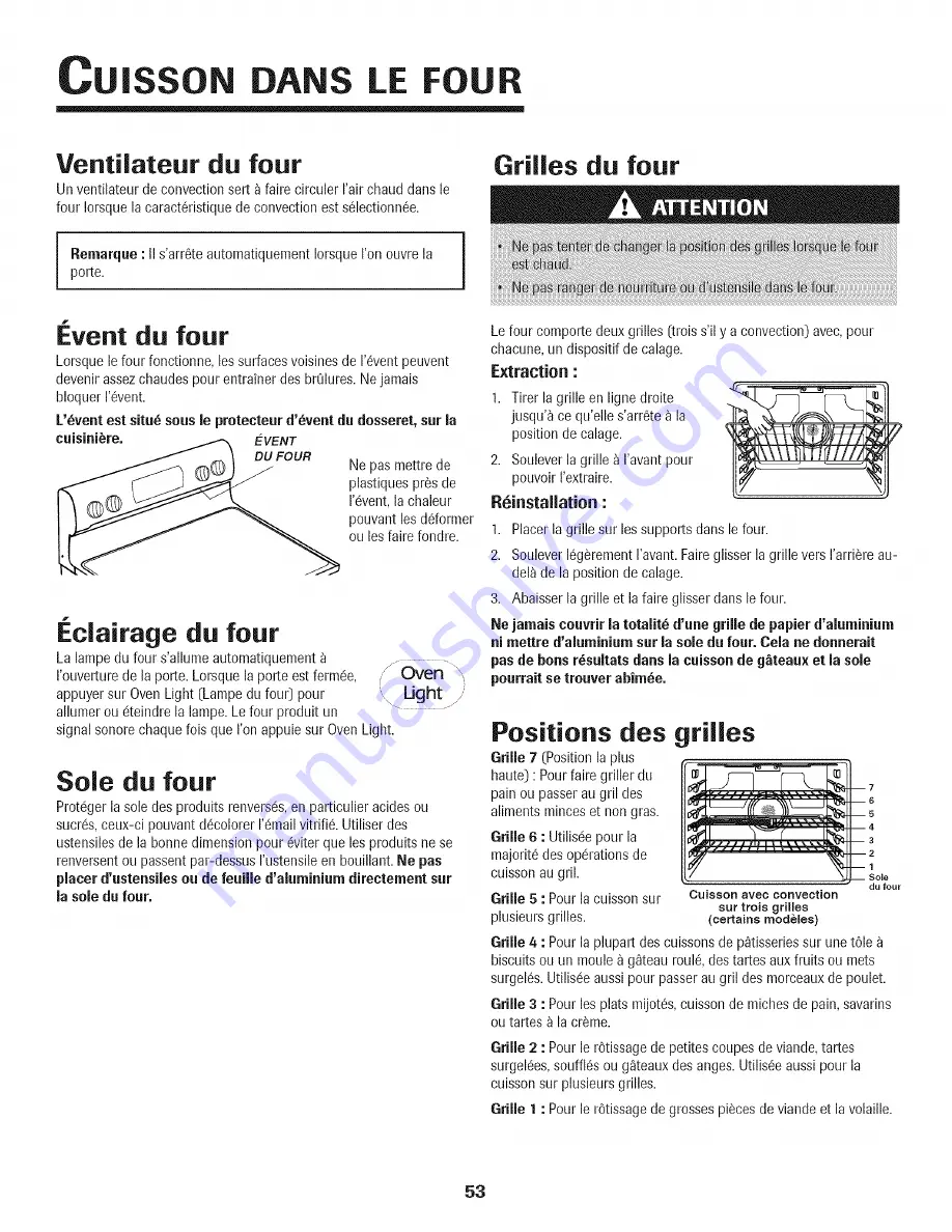 Jenn-Air JER8885QAF Use & Care Manual Download Page 54