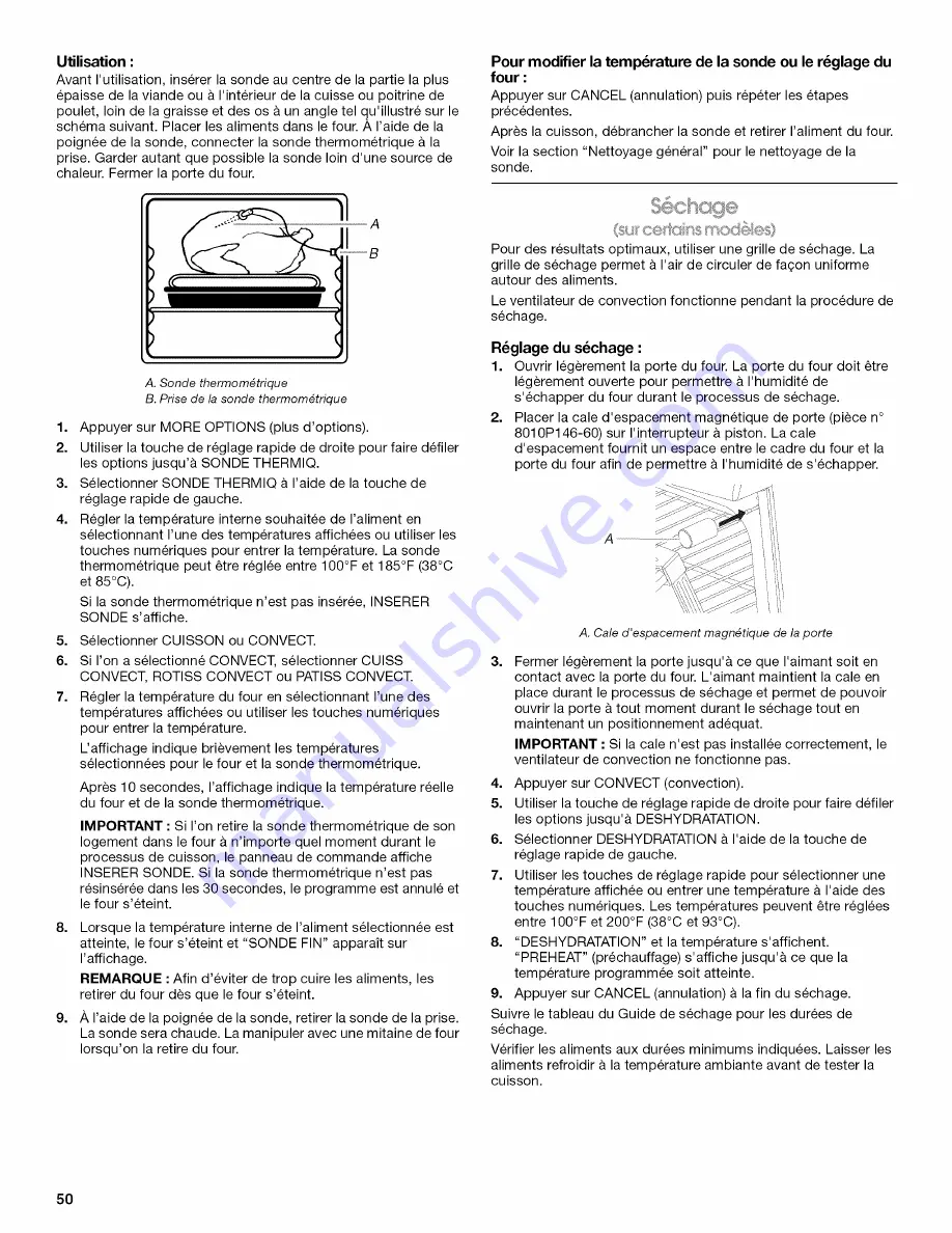 Jenn-Air JES8850CAF00 Скачать руководство пользователя страница 50