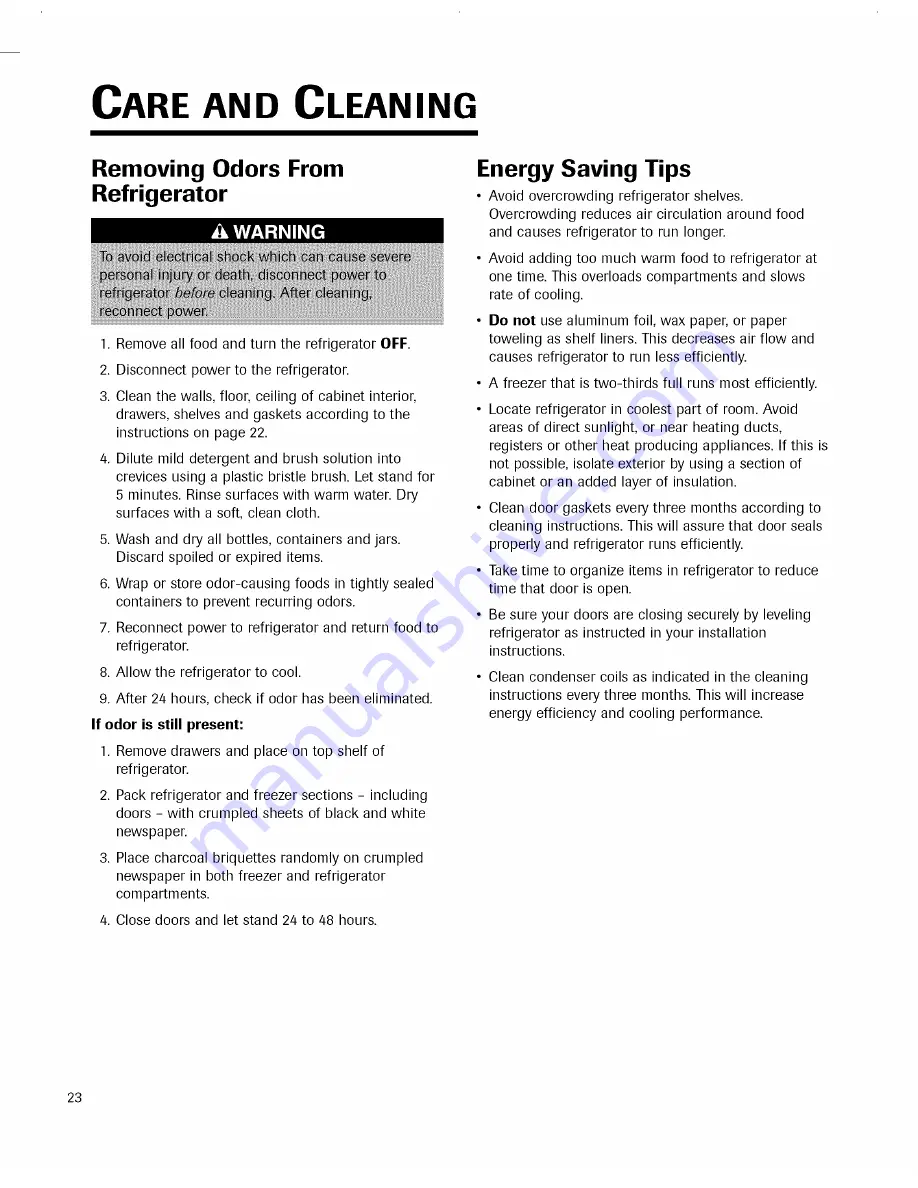 Jenn-Air JFC2089HPR10 Use & Care Manual Download Page 24