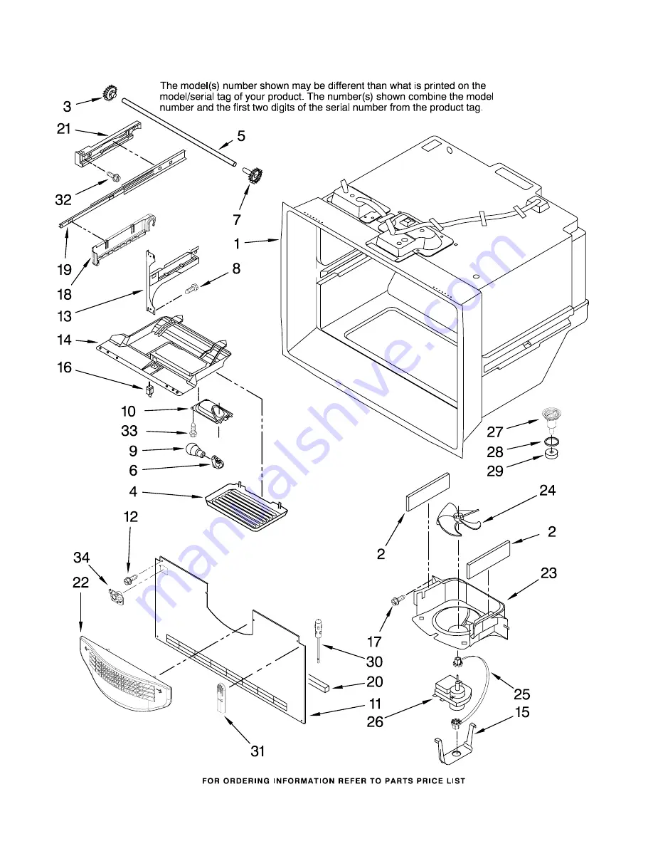 Jenn-Air JFC2089HPR11 Parts List Download Page 3