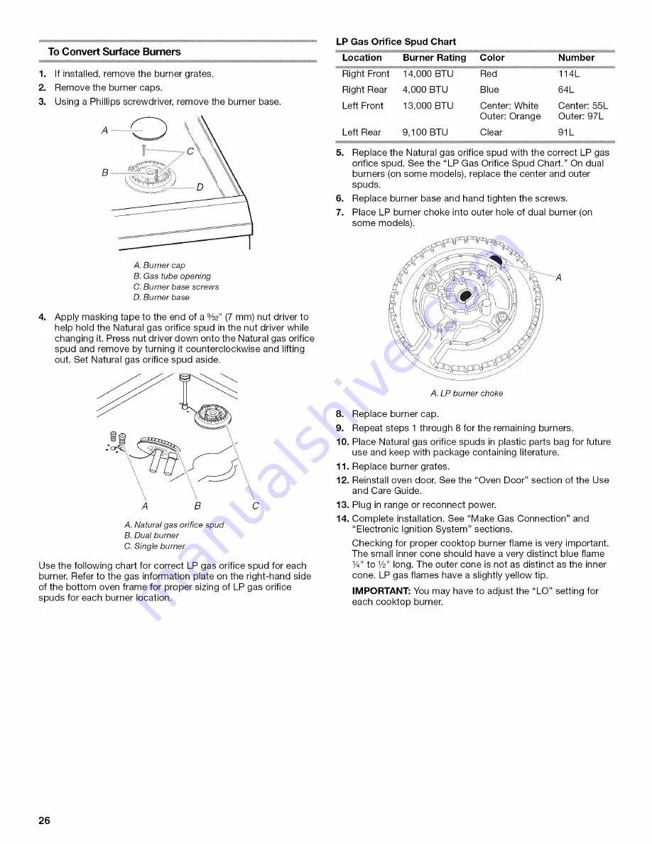 Jenn-Air JGS9900CDB00 Скачать руководство пользователя страница 26