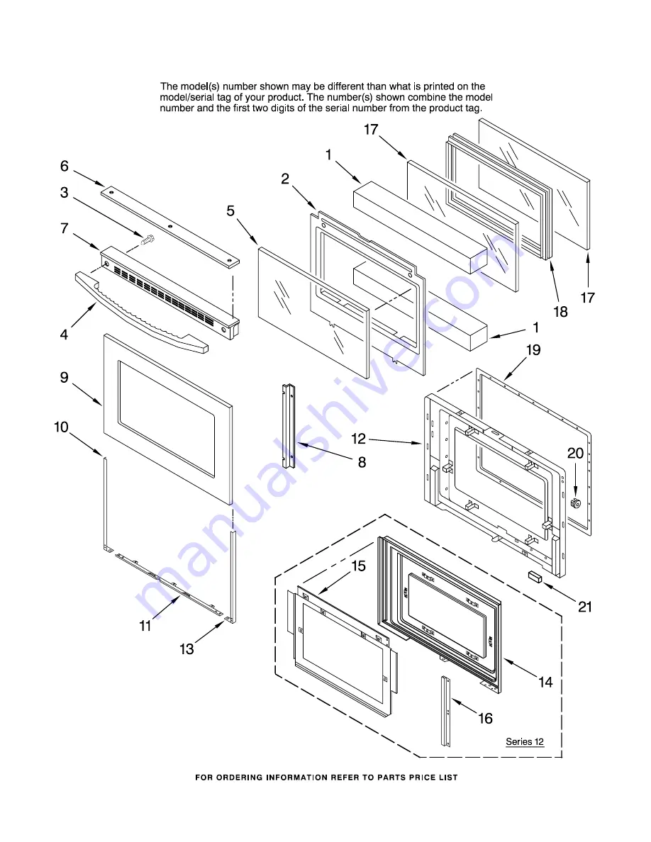 Jenn-Air JGW8130DDB12 Parts List Download Page 4