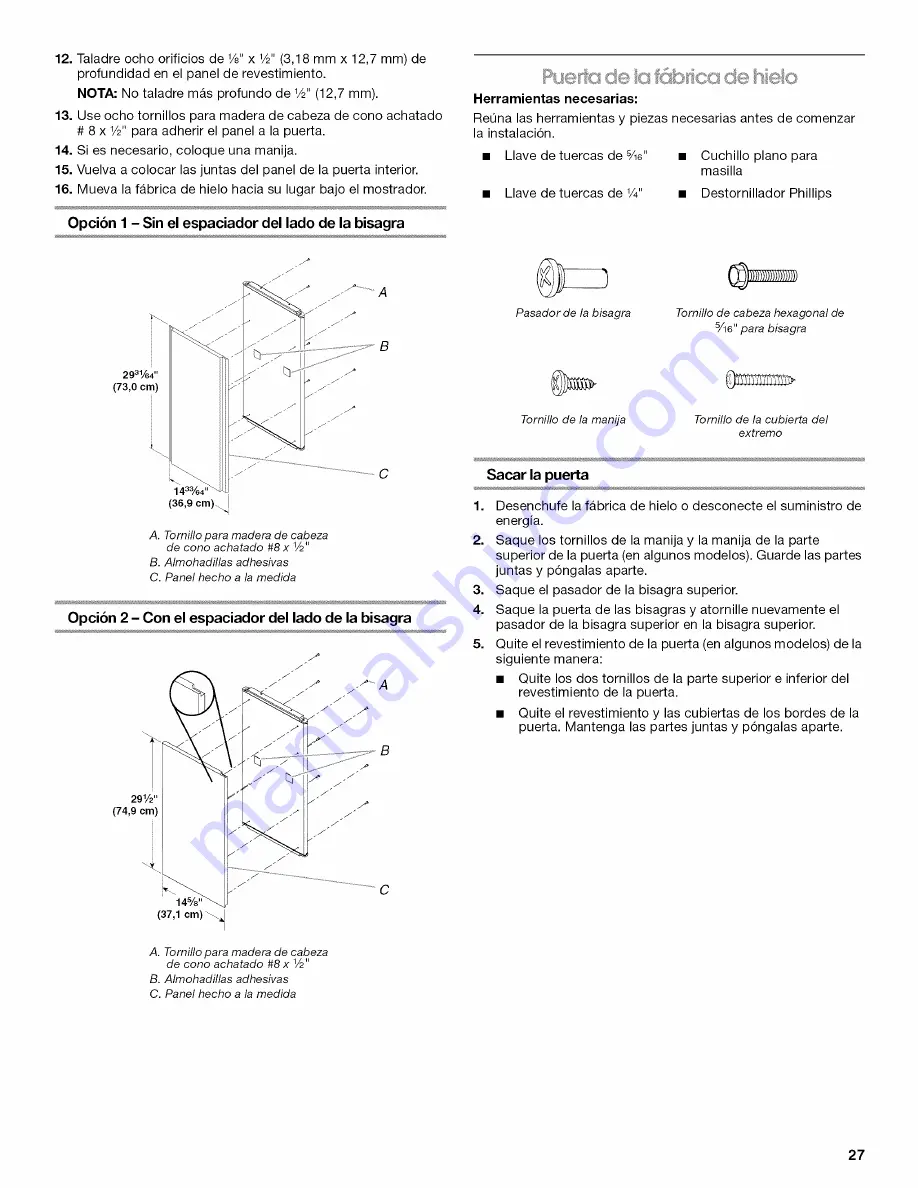 Jenn-Air JIM158BCX3 Use & Care Manual Download Page 27