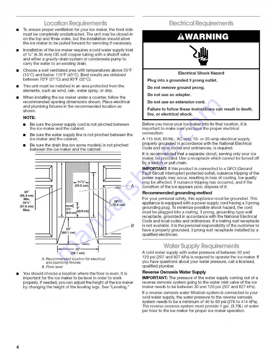 Jenn-Air JIM158XBRB0 Use & Care Manual Download Page 4