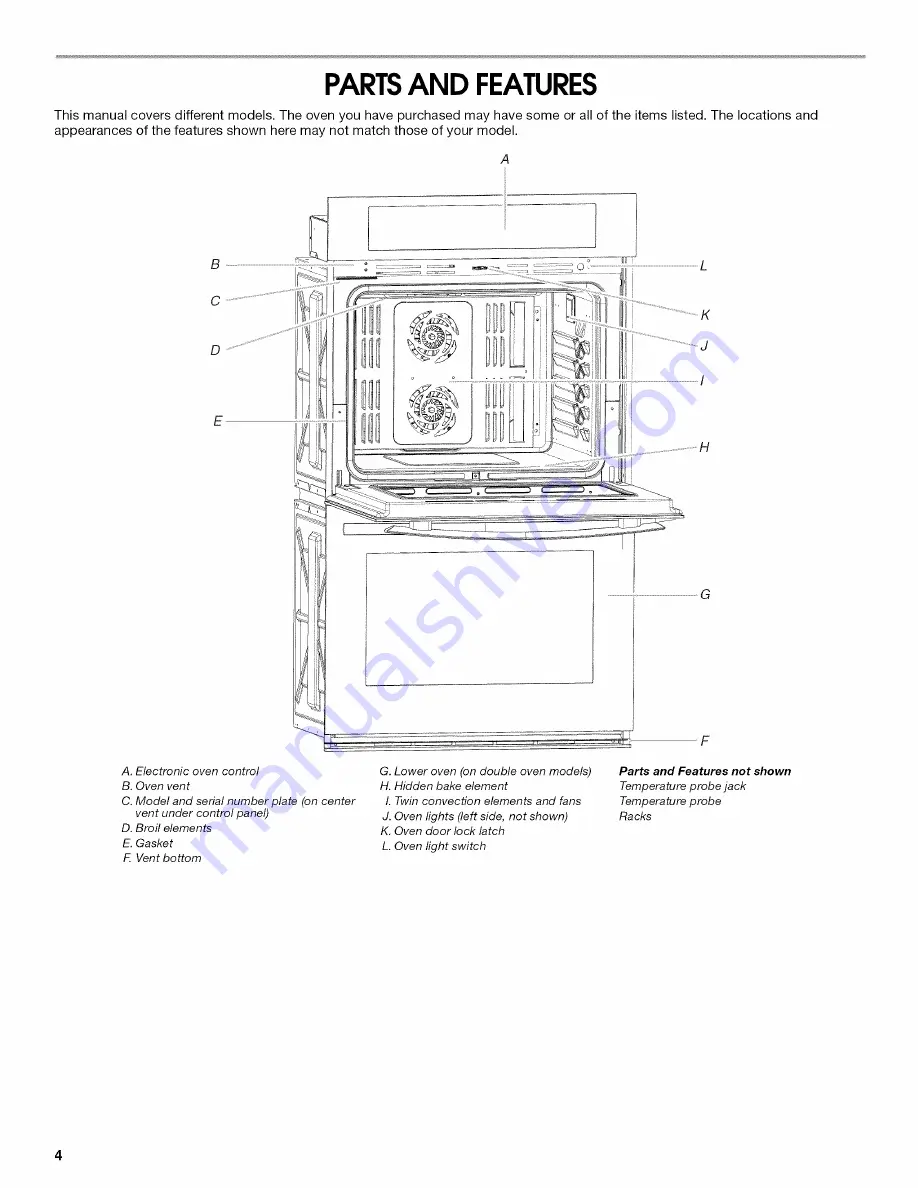 Jenn-Air JJW3830WB00 Use & Care Manual Download Page 4