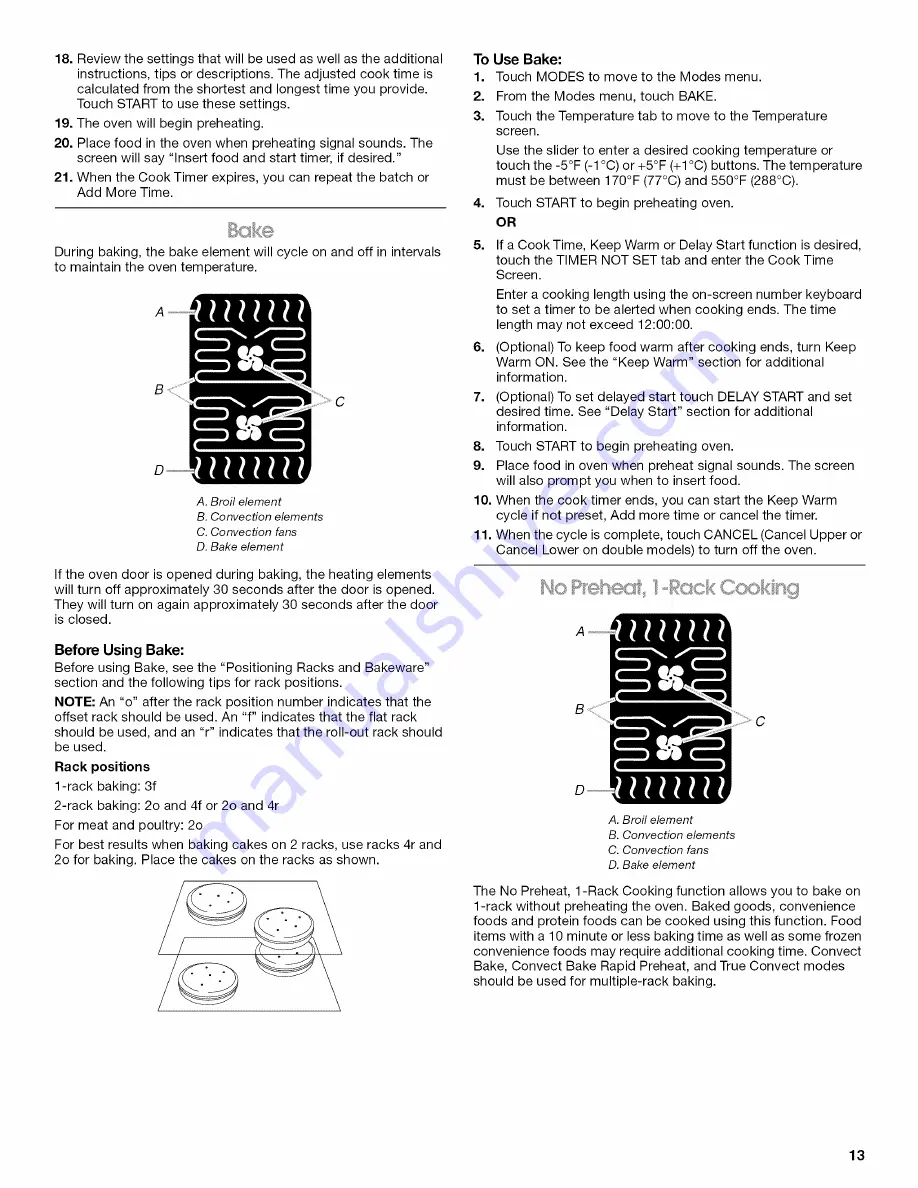 Jenn-Air JJW3830WB00 Use & Care Manual Download Page 13