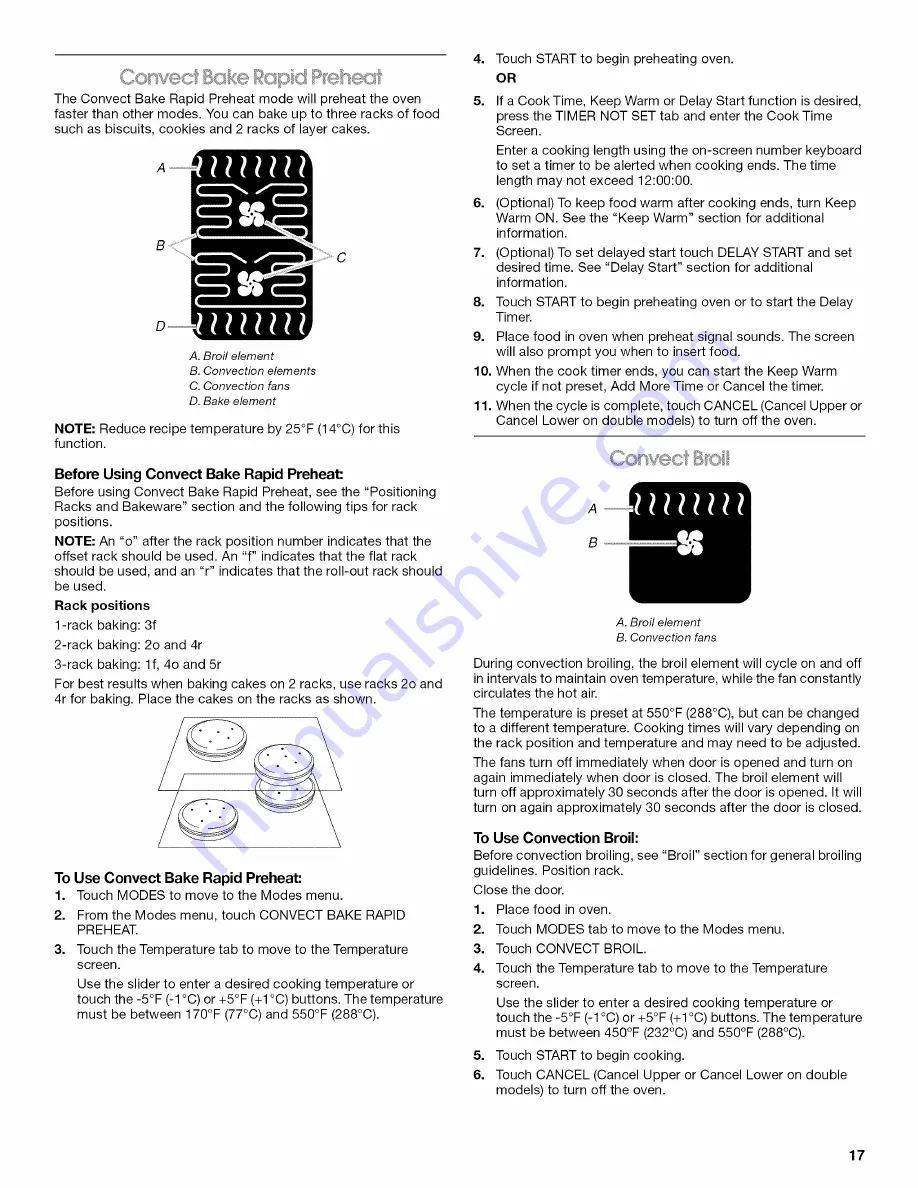 Jenn-Air JJW3830WB00 Use & Care Manual Download Page 17