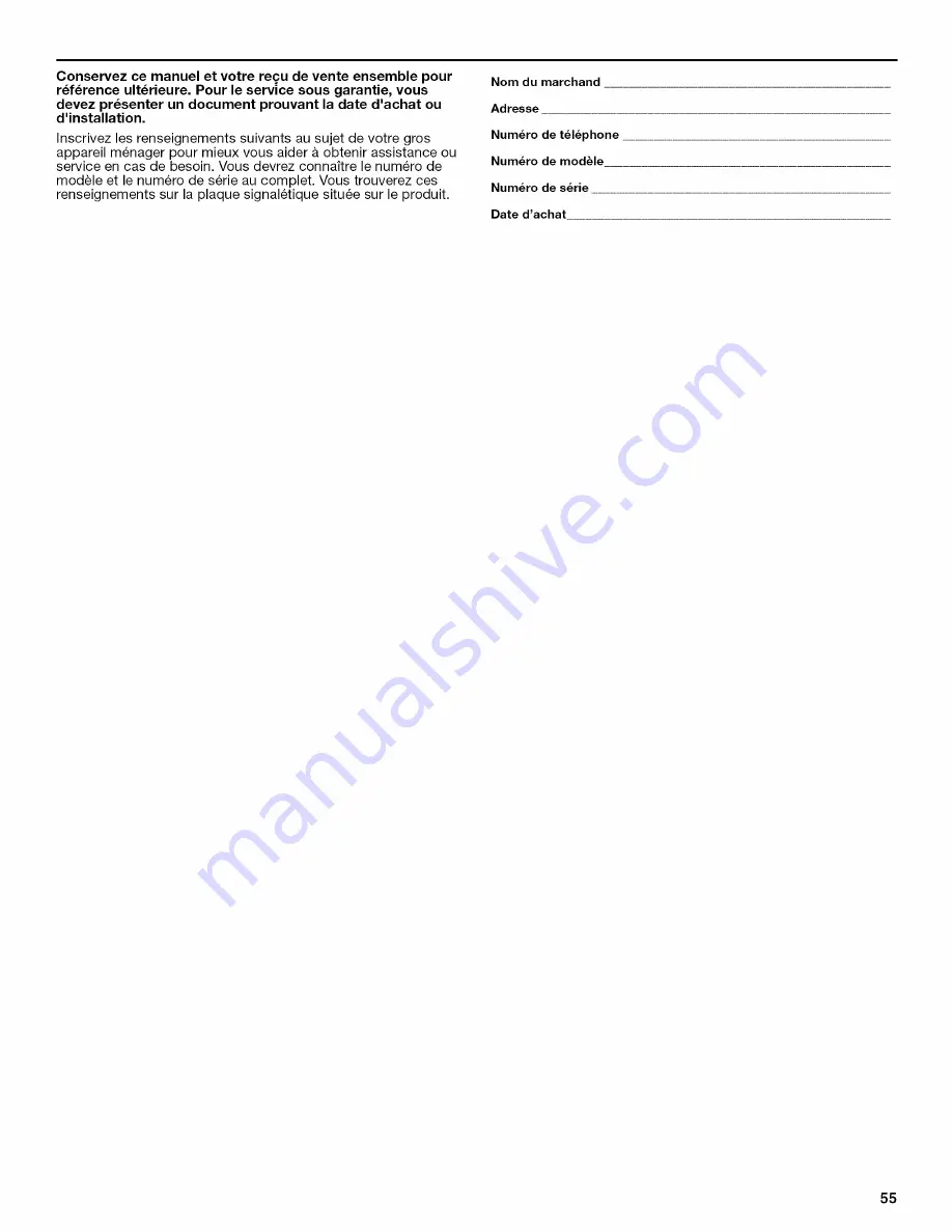 Jenn-Air JJW3830WB00 Use & Care Manual Download Page 55