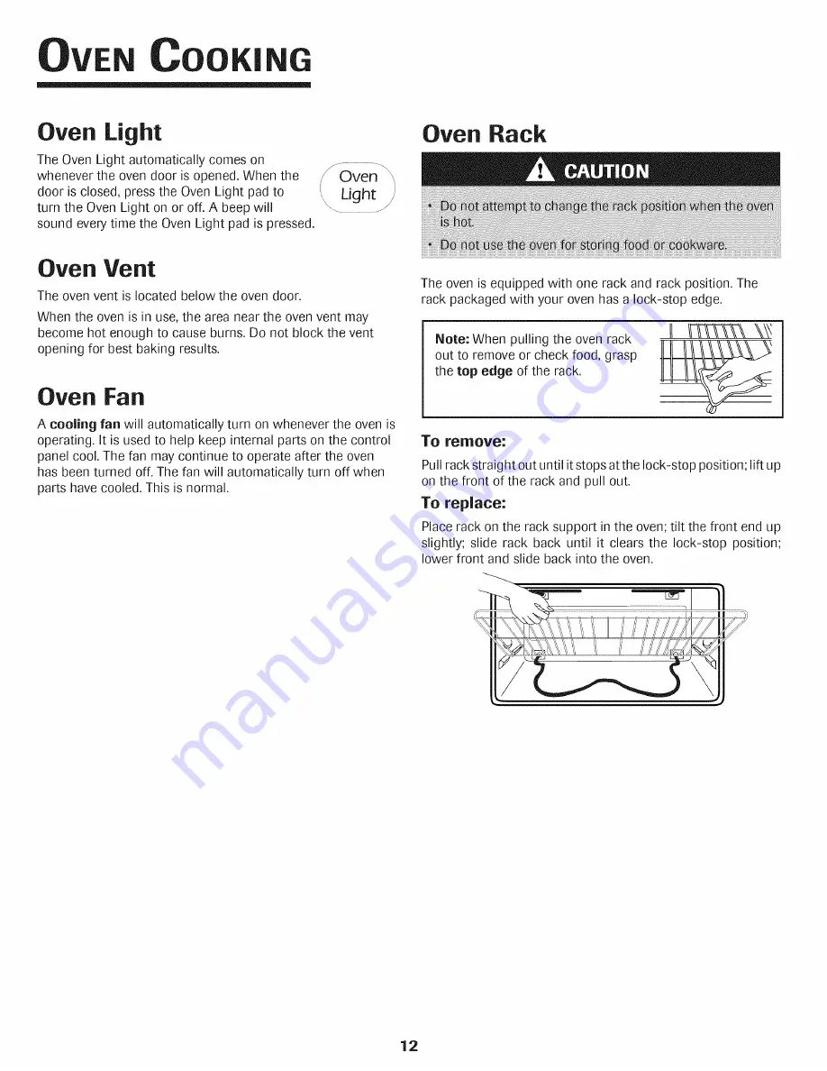 Jenn-Air JJW7530DDB19 Use & Care Manual Download Page 13