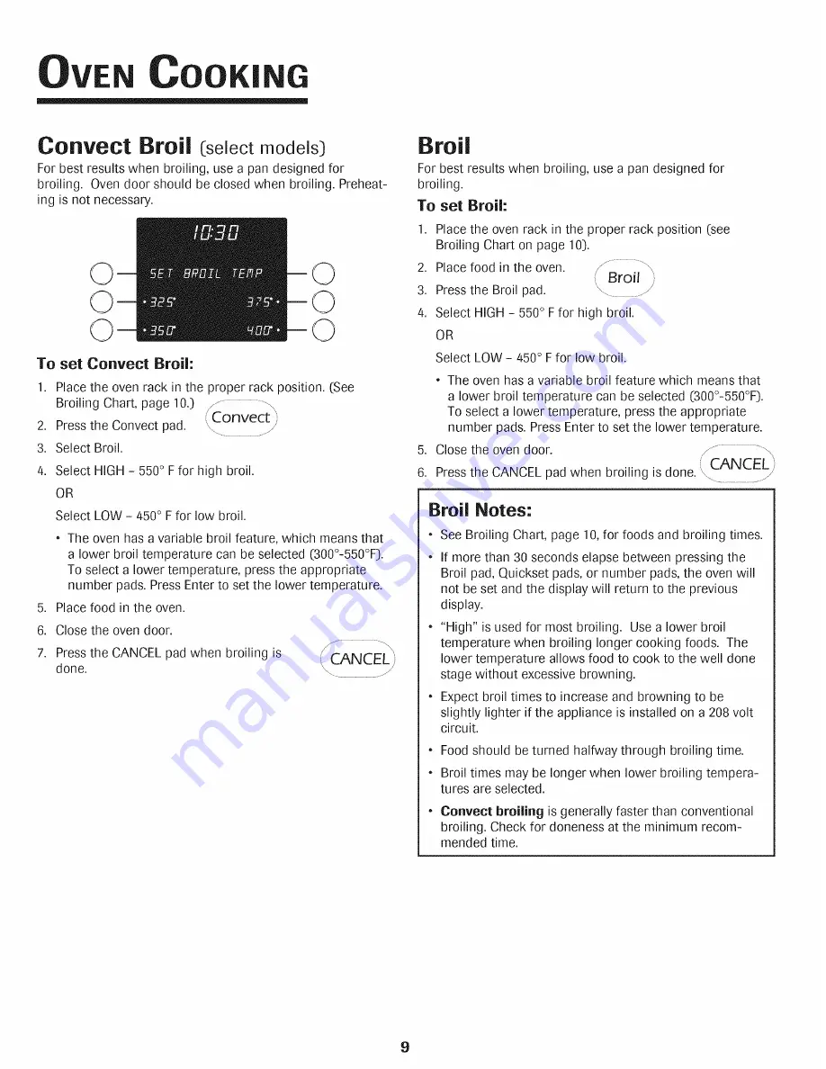 Jenn-Air JJW8527DDB27 Use & Care Manual Download Page 10