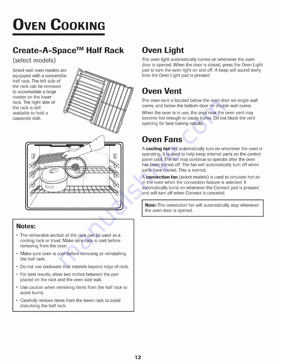 Jenn-Air JJW8527DDB27 Use & Care Manual Download Page 13