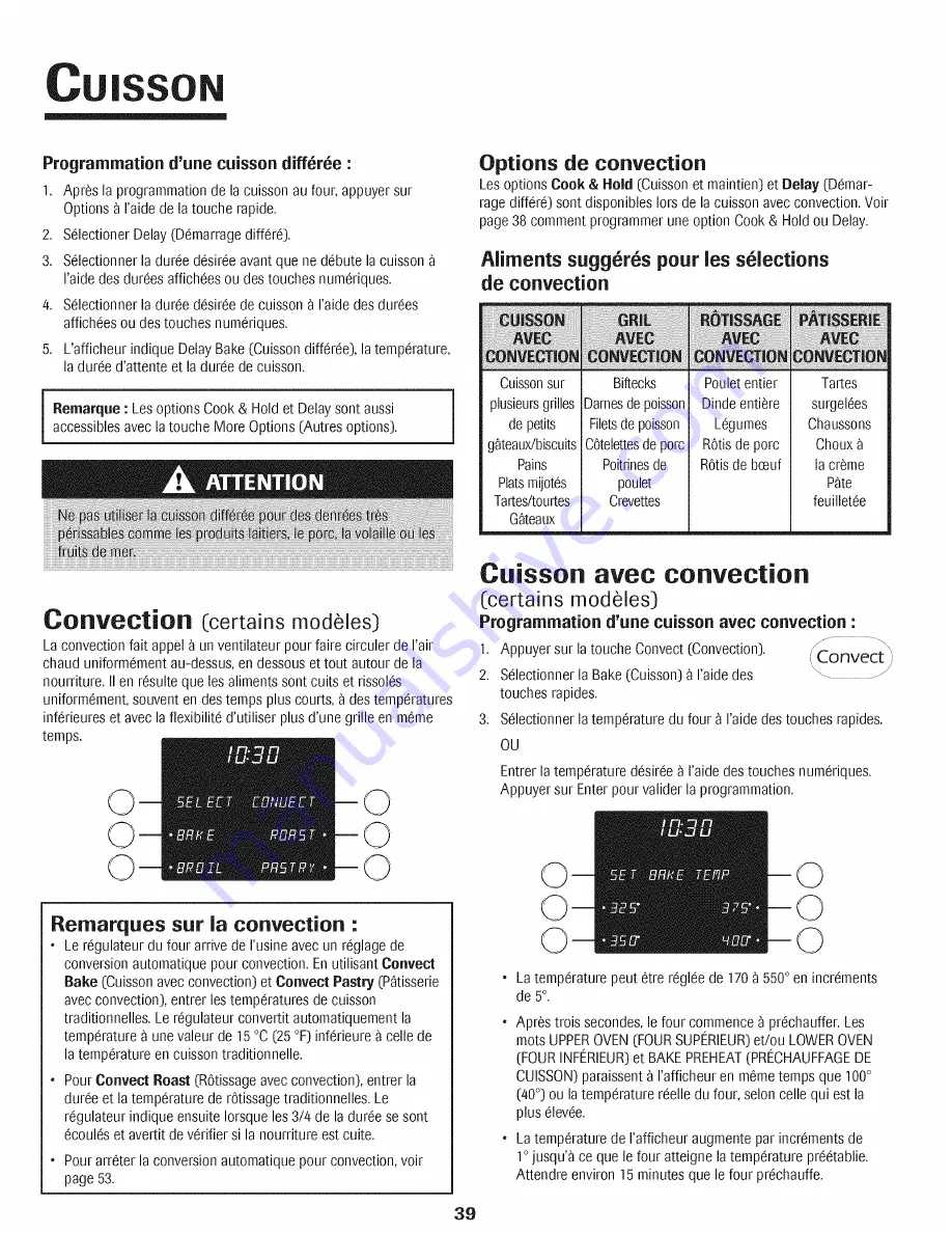 Jenn-Air JJW8527DDB27 Use & Care Manual Download Page 40