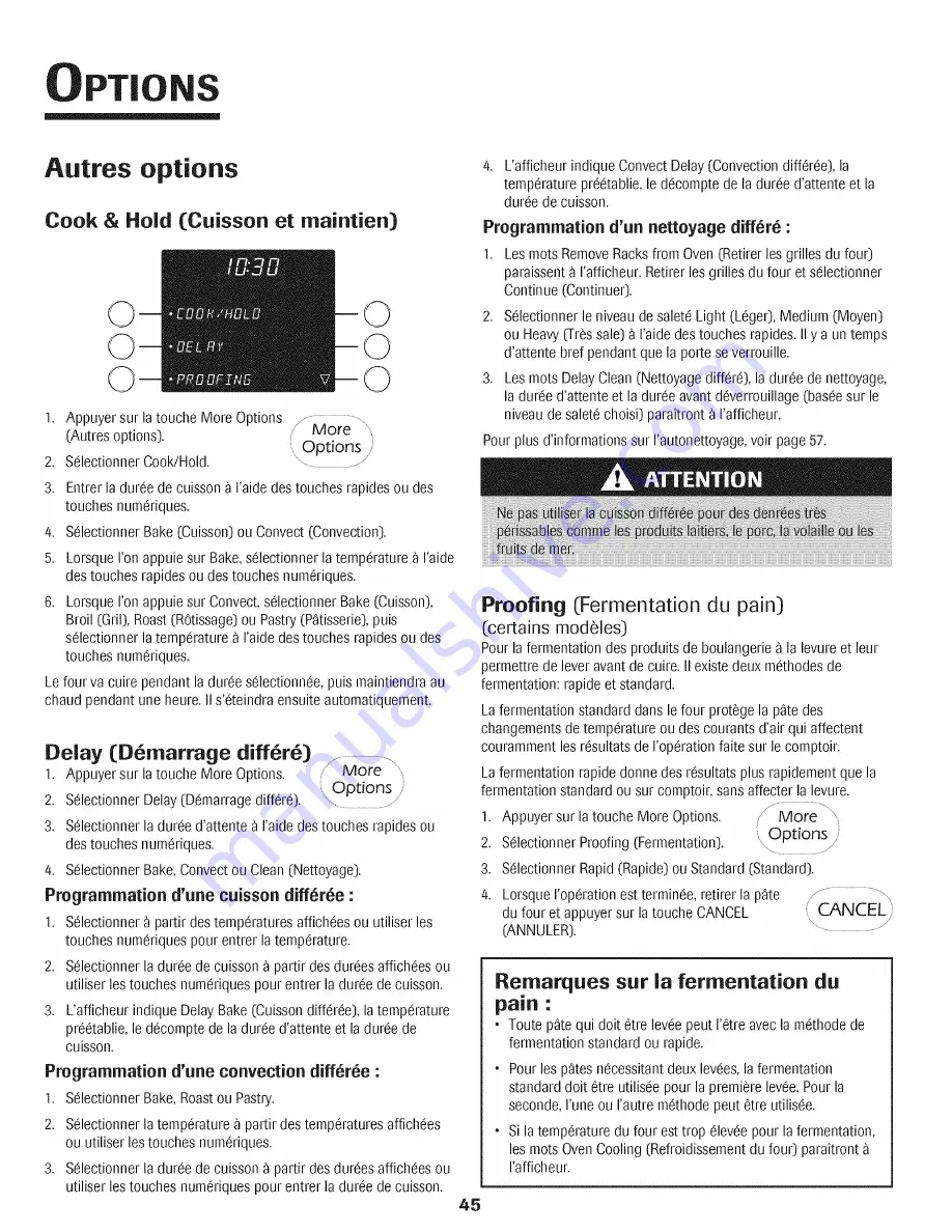 Jenn-Air JJW8527DDB27 Use & Care Manual Download Page 46