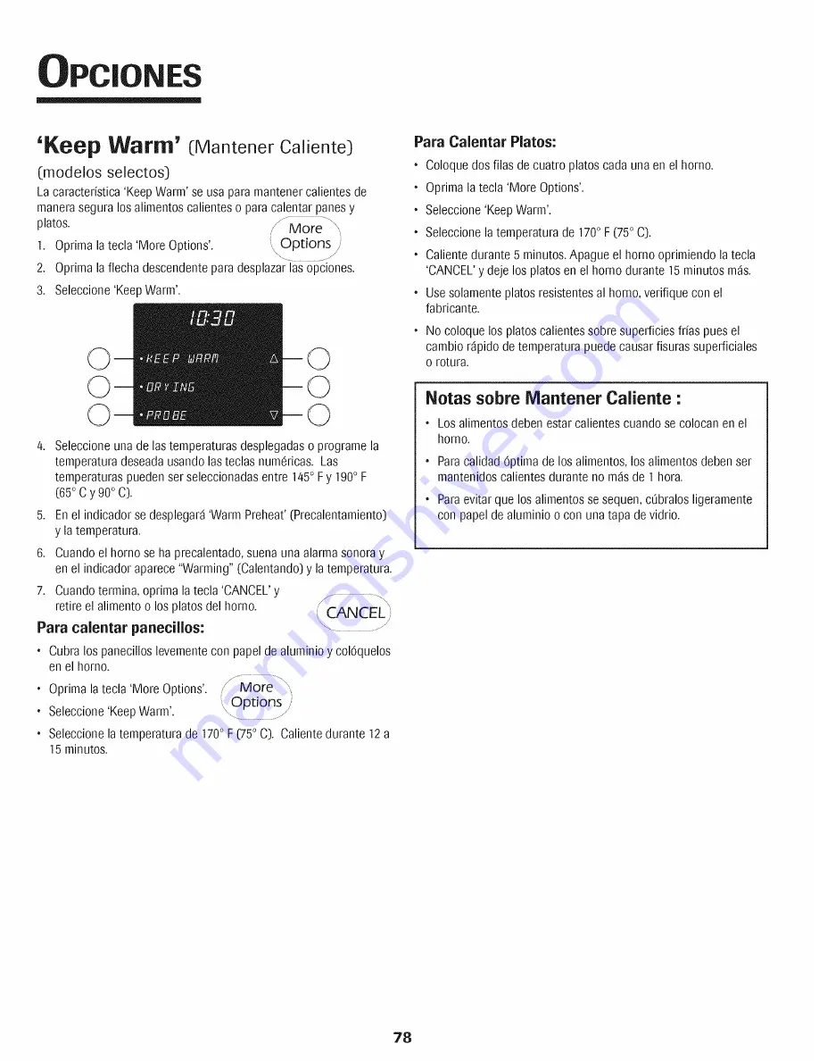 Jenn-Air JJW8527DDB27 Use & Care Manual Download Page 79