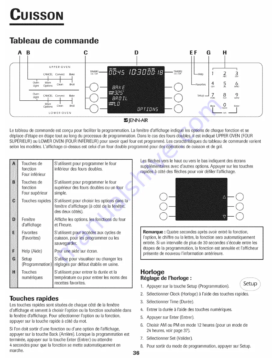 Jenn-Air JJW8530DDB28 Use & Care Manual Download Page 37