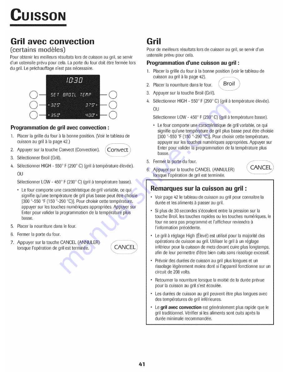 Jenn-Air JJW8530DDB28 Use & Care Manual Download Page 42