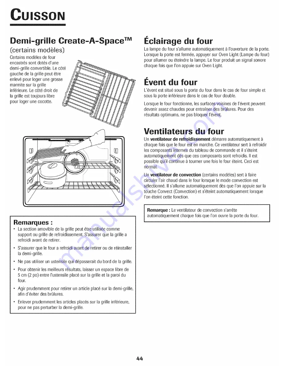 Jenn-Air JJW8530DDB28 Use & Care Manual Download Page 45