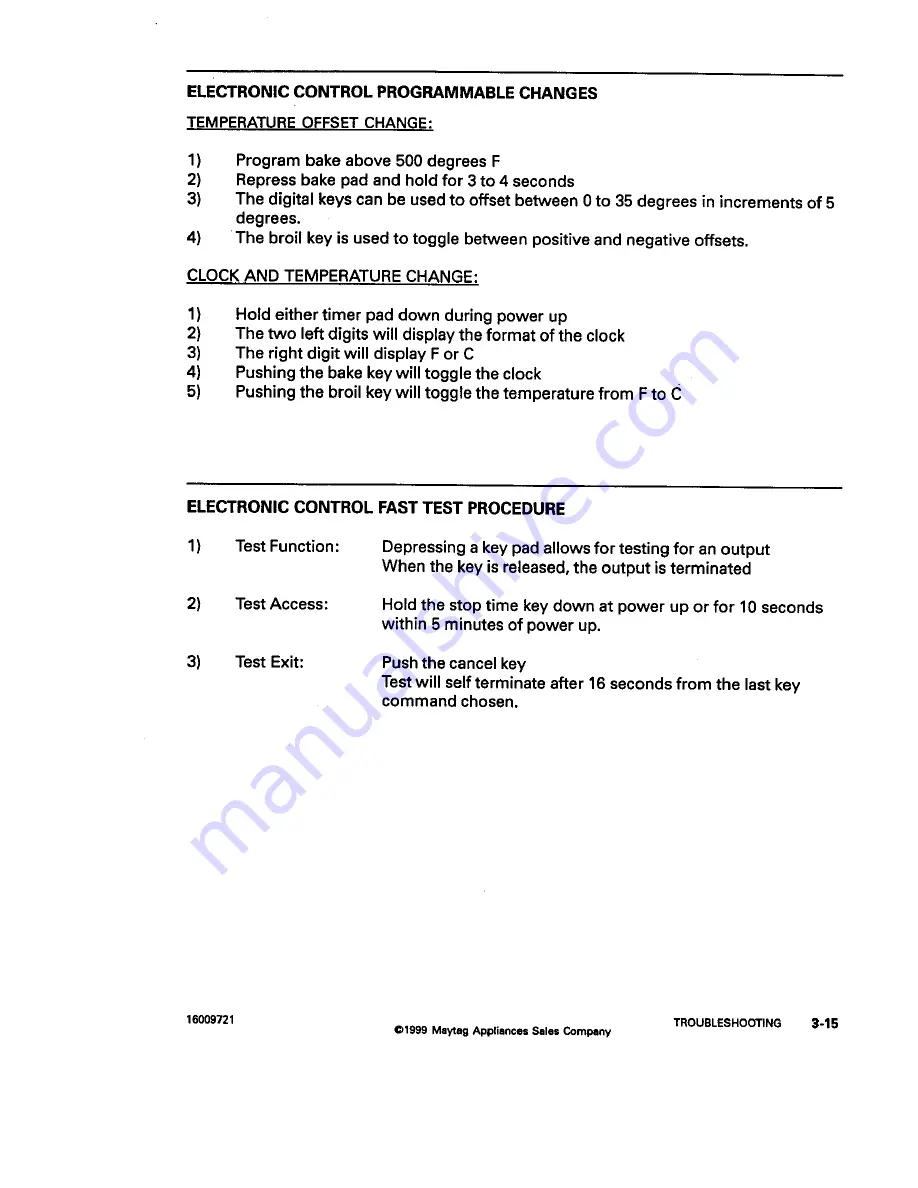 Jenn-Air JJW8630 Service Manual Download Page 29