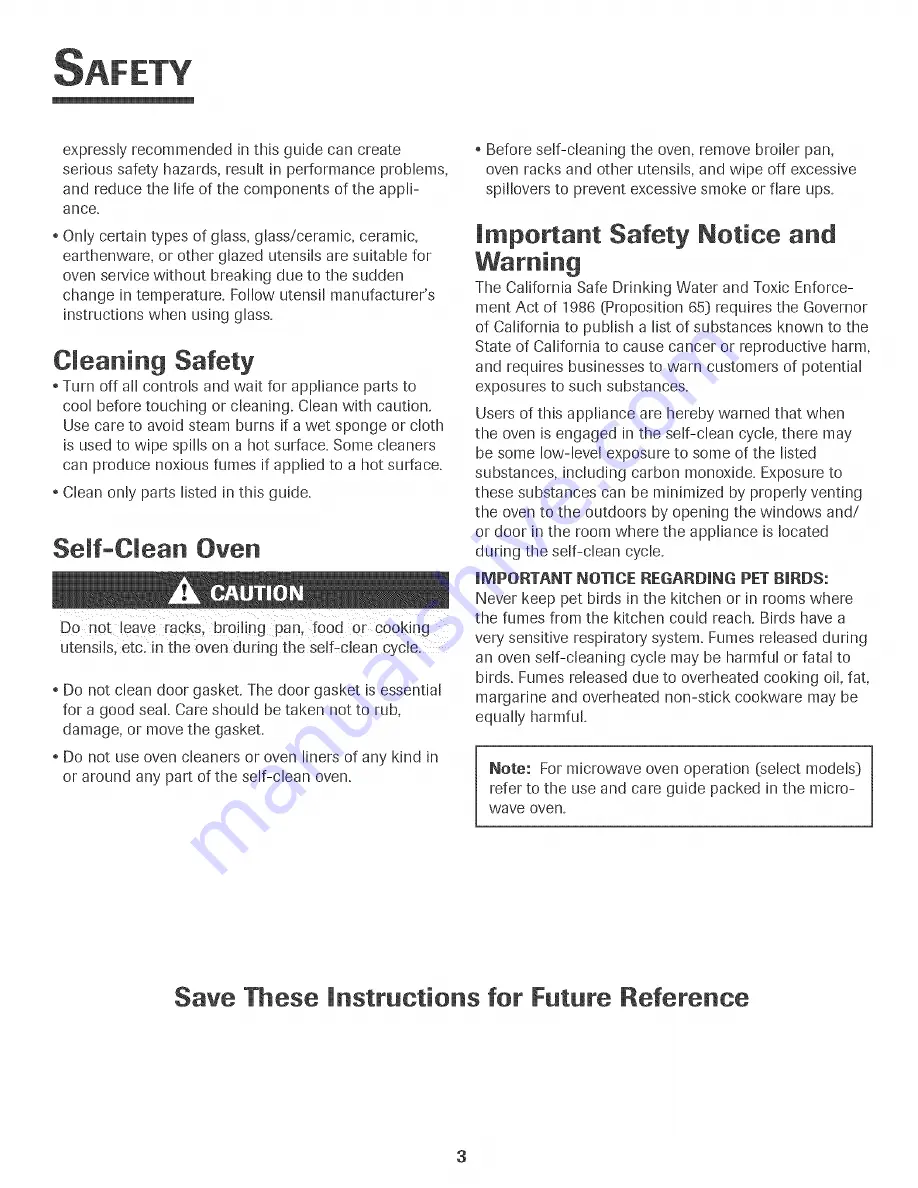 Jenn-Air JJW9530DDR Use & Care Manual Download Page 4