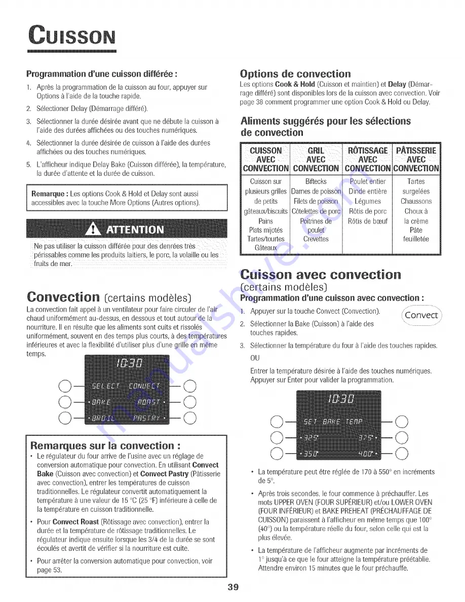 Jenn-Air JJW9530DDR Use & Care Manual Download Page 40