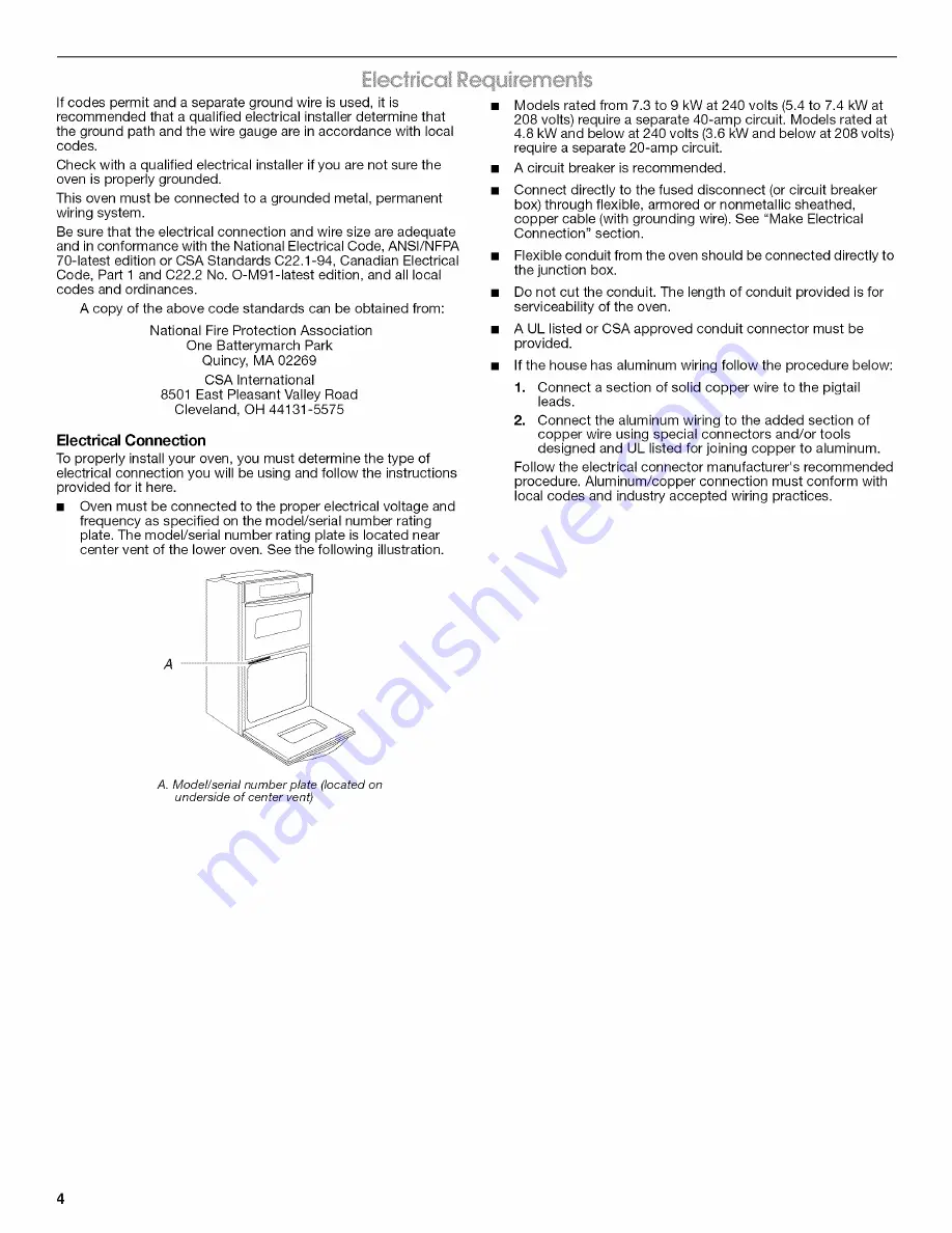 Jenn-Air JMW2327WS01 Installation Instructions Manual Download Page 4