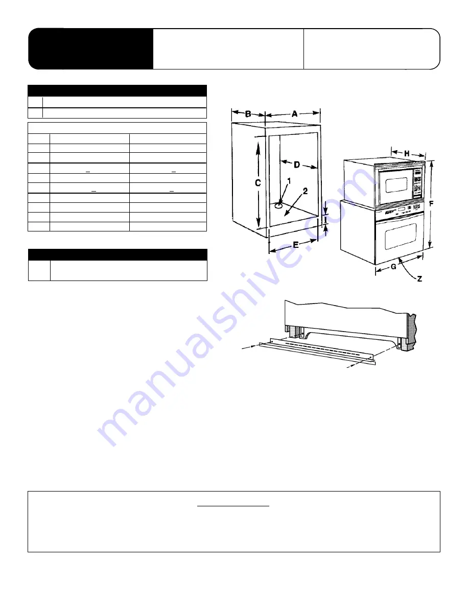 Jenn-Air JMW8330DAB Installation Instructions Manual Download Page 3