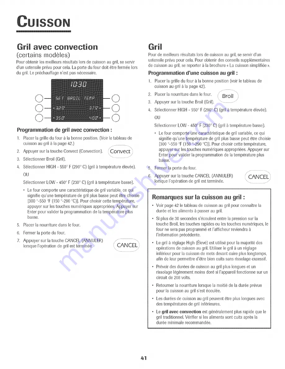 Jenn-Air JMW9527DAS Use & Care Manual Download Page 42