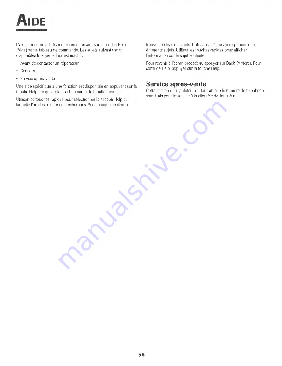 Jenn-Air JMW9527DAS Use & Care Manual Download Page 57