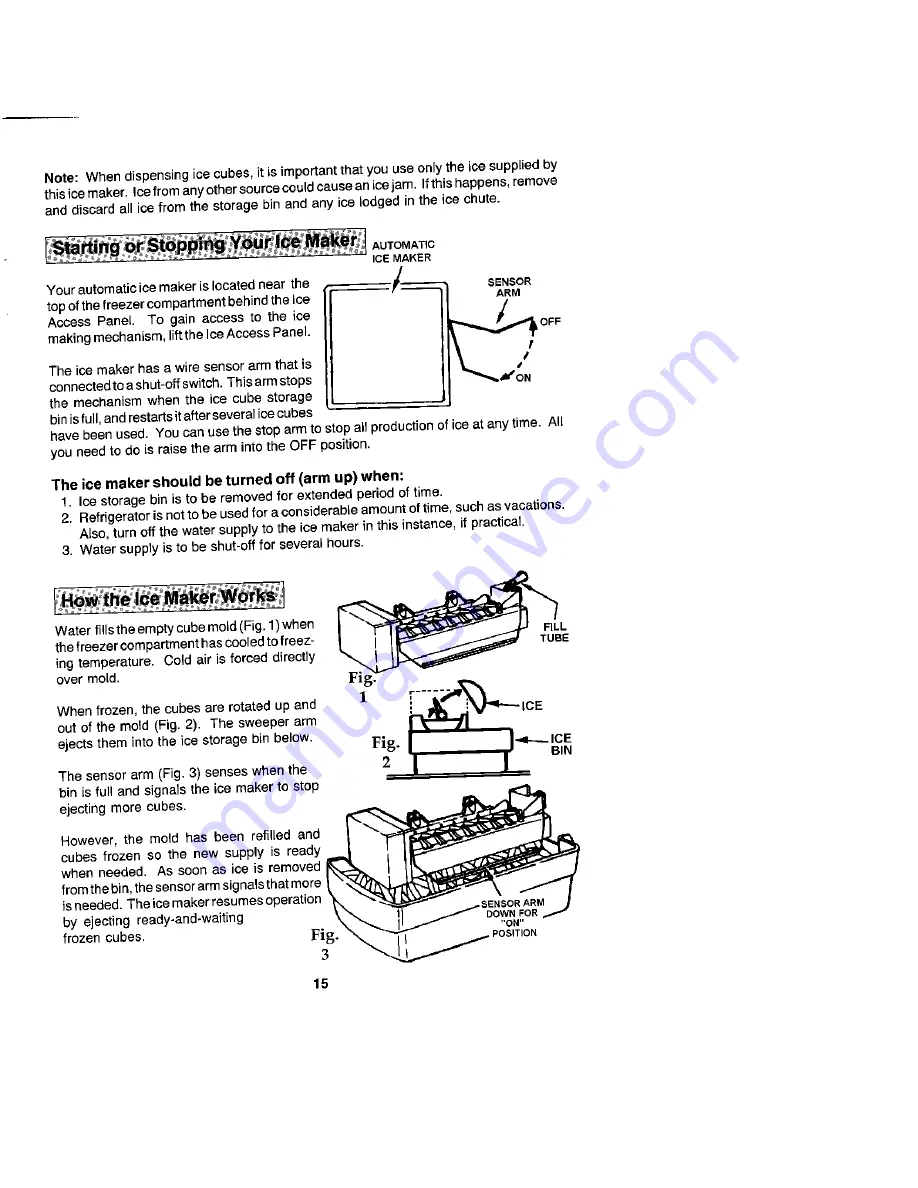 Jenn-Air JRT199 Use And Care Manual Download Page 15