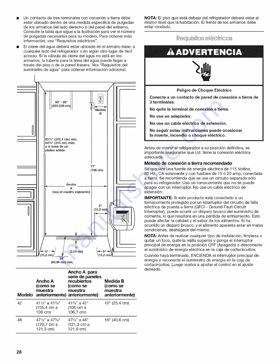 Jenn-Air JS42CXFXDB Installation Manual Download Page 28