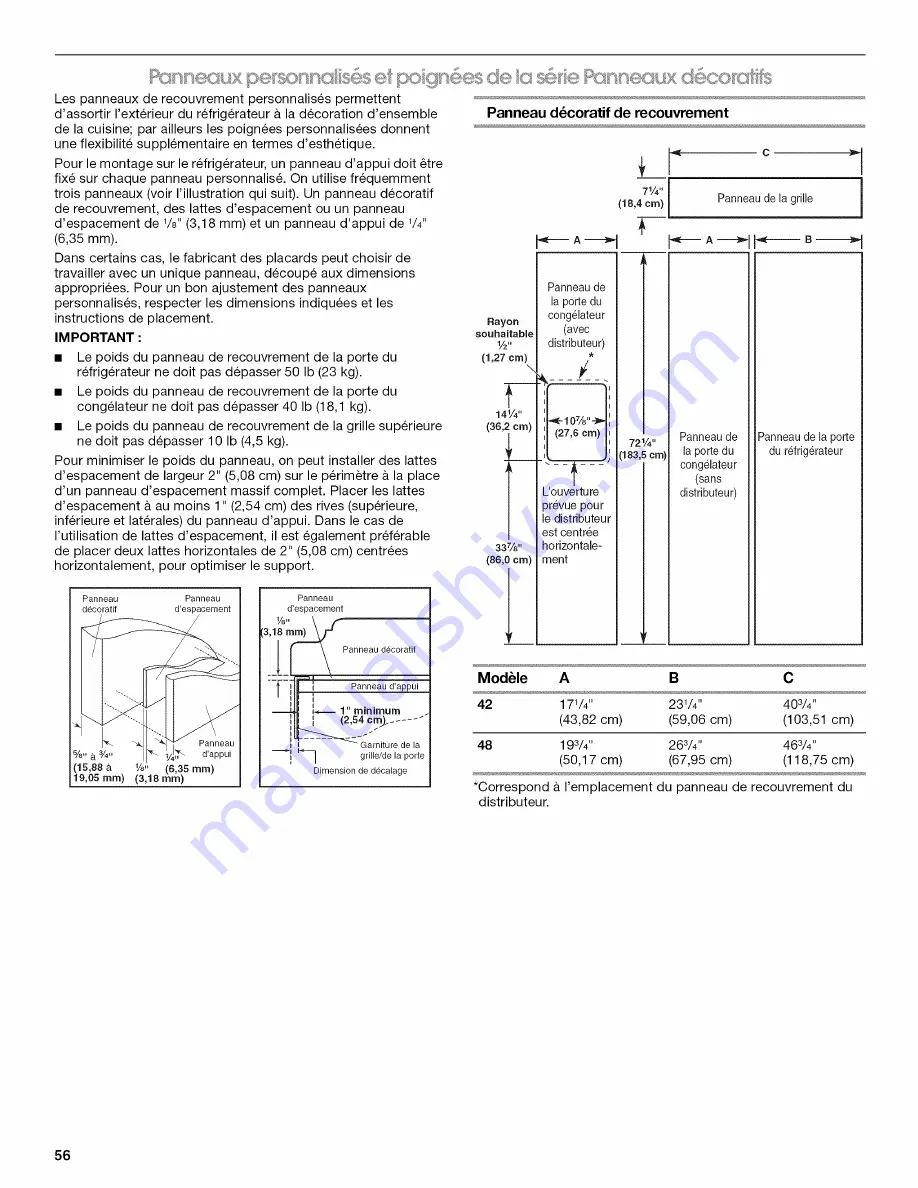 Jenn-Air JS42CXFXDB Installation Manual Download Page 56