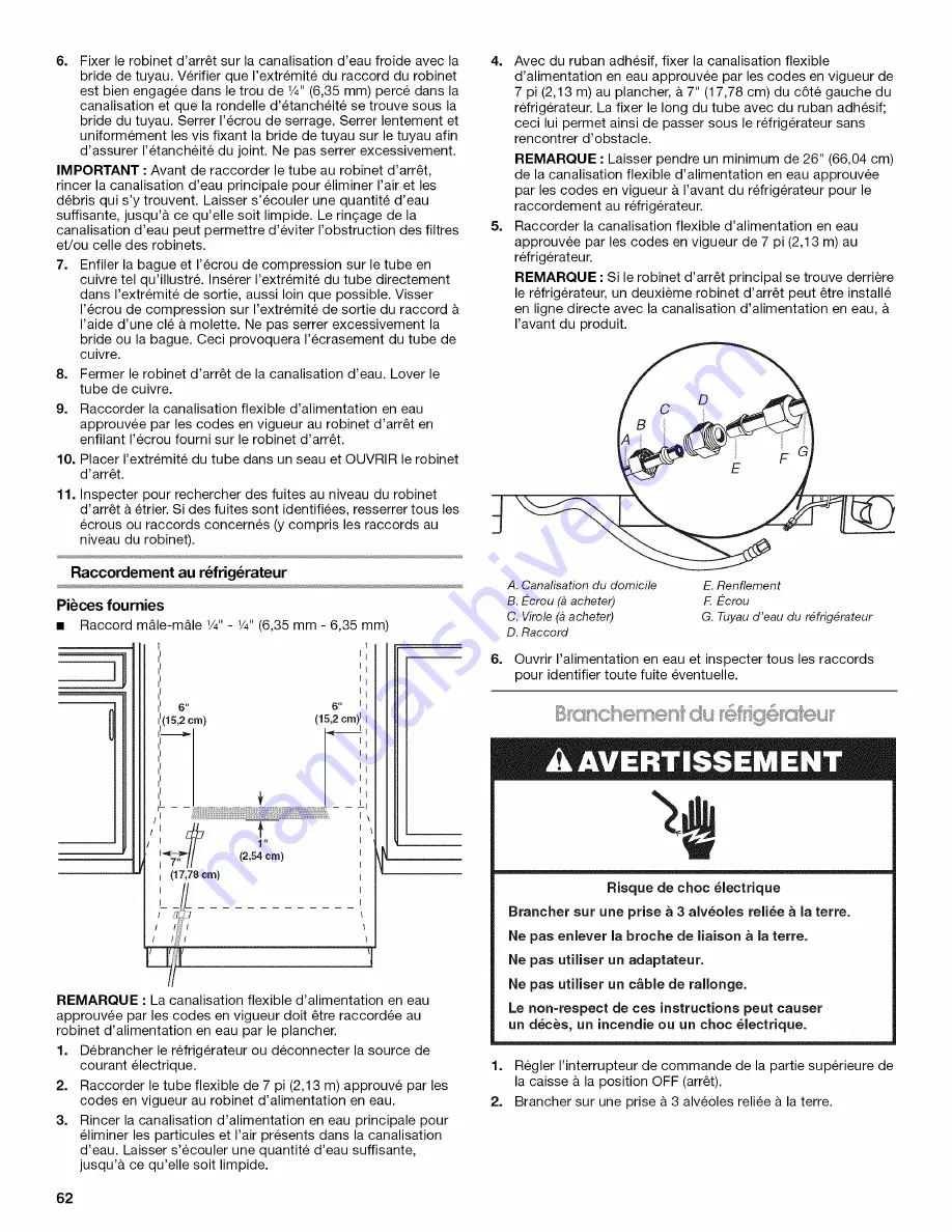 Jenn-Air JS42CXFXDB Installation Manual Download Page 62