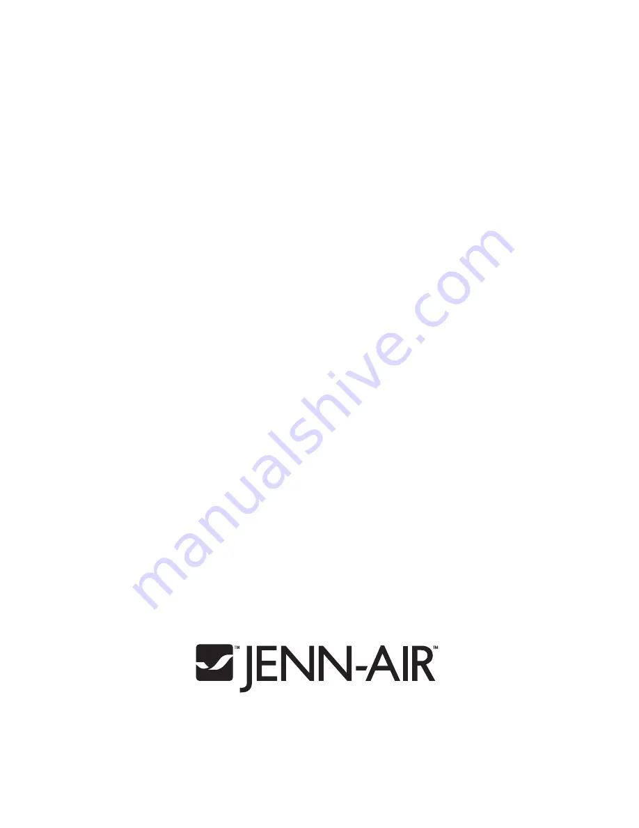 Jenn-Air JTO500 User Manual Download Page 44