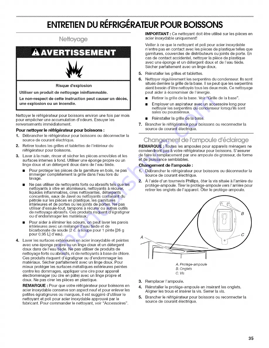 Jenn-Air JUB248LBCX00 Use & Care Manual Download Page 35