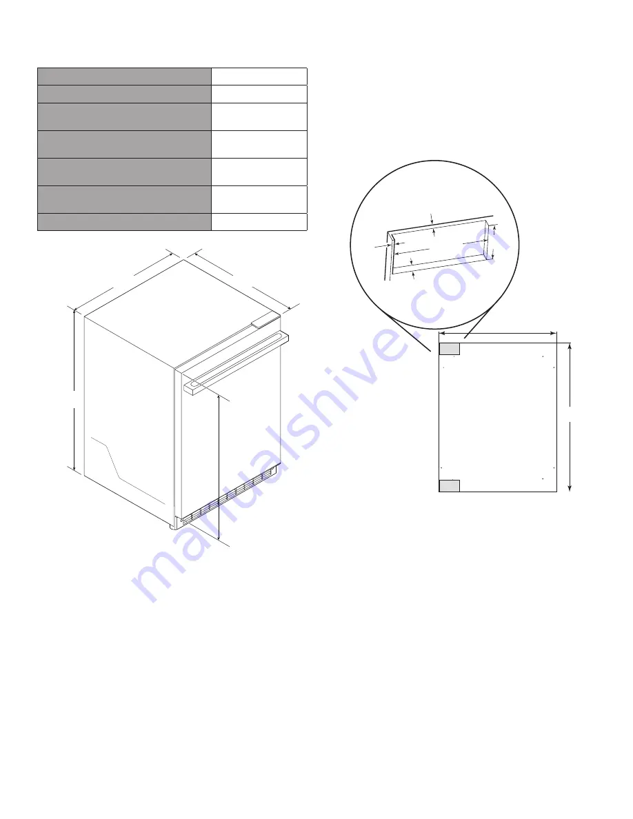 Jenn-Air JUBFL242HL01 Use And Care Manual And Installation Instructions Download Page 6