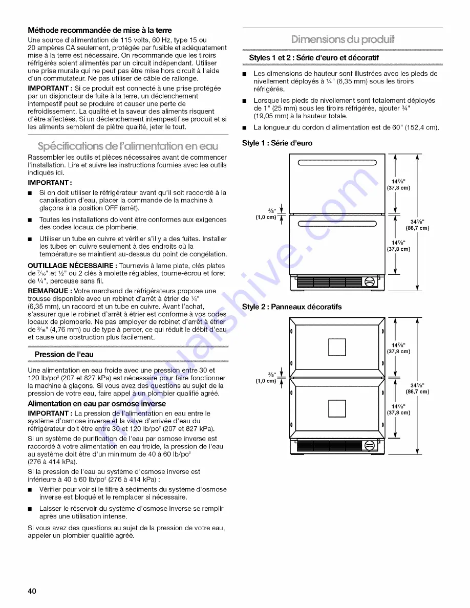 Jenn-Air JUD248CCCX Скачать руководство пользователя страница 40