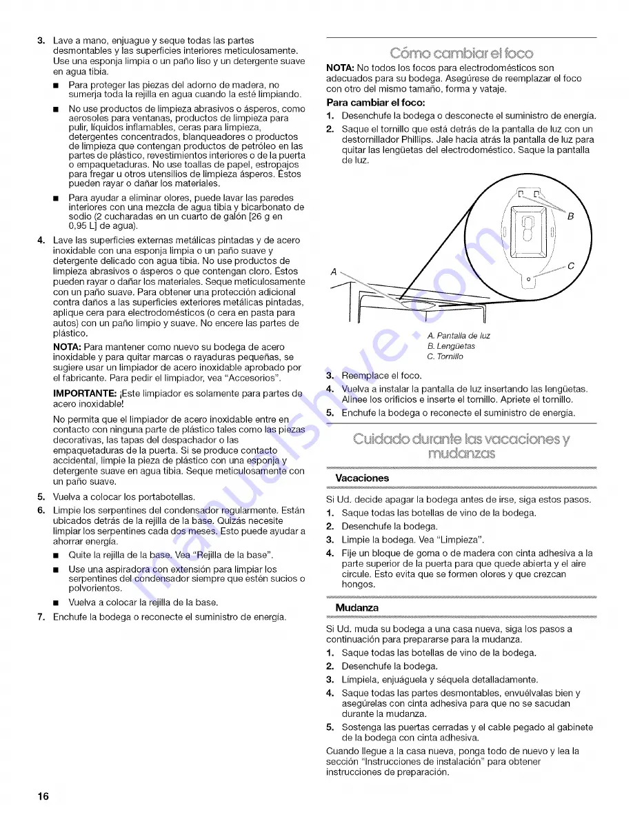 Jenn-Air JUW248LBCX00 Скачать руководство пользователя страница 16