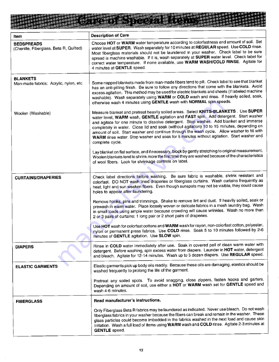 Jenn-Air JW3000 Use And Care Manual Download Page 11