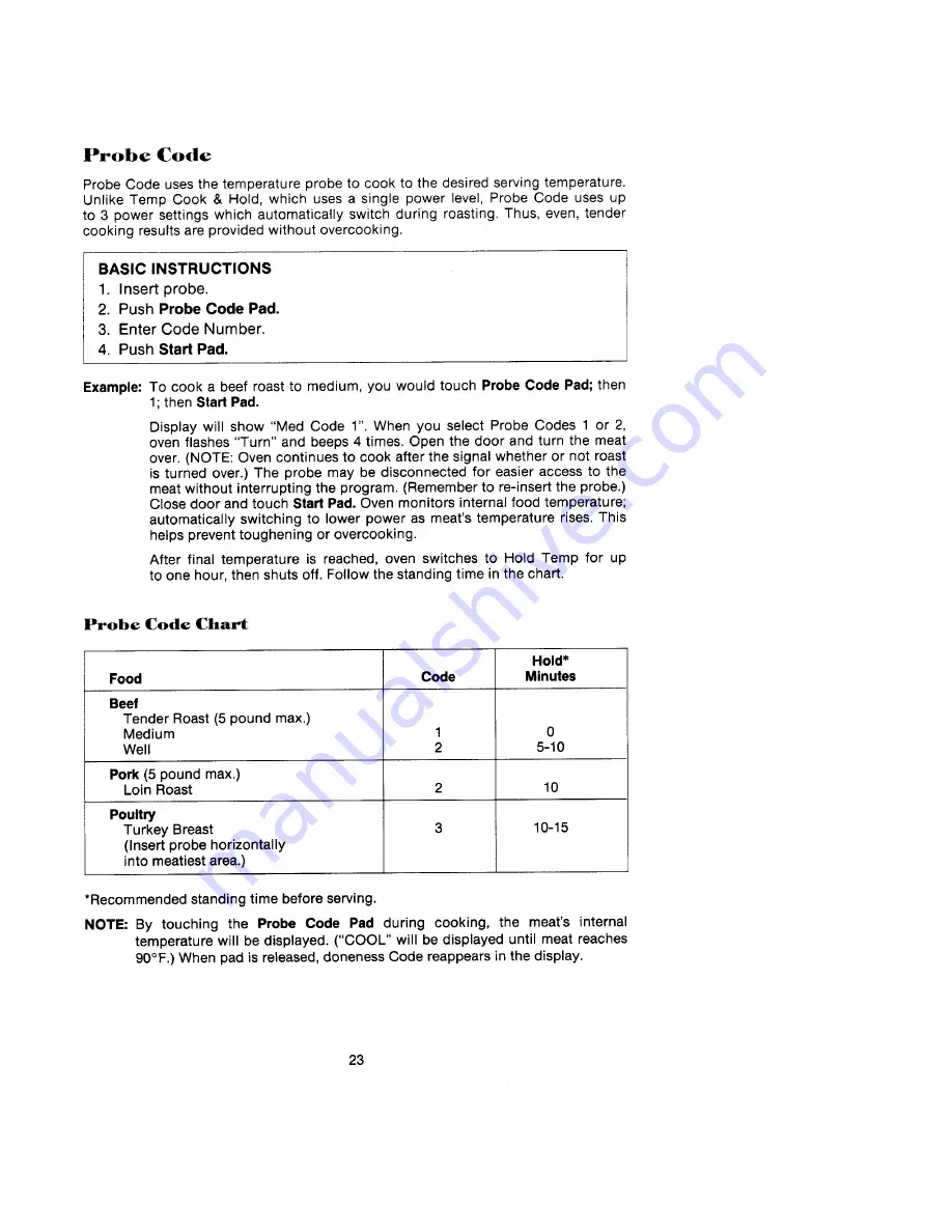 Jenn-Air M418 Use And Care Manual Download Page 21