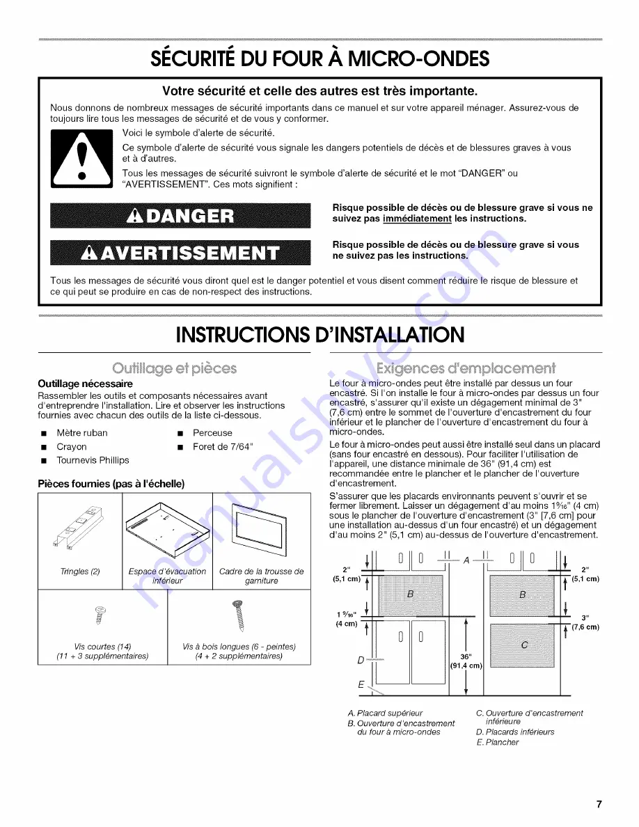 Jenn-Air MK2167 Скачать руководство пользователя страница 7