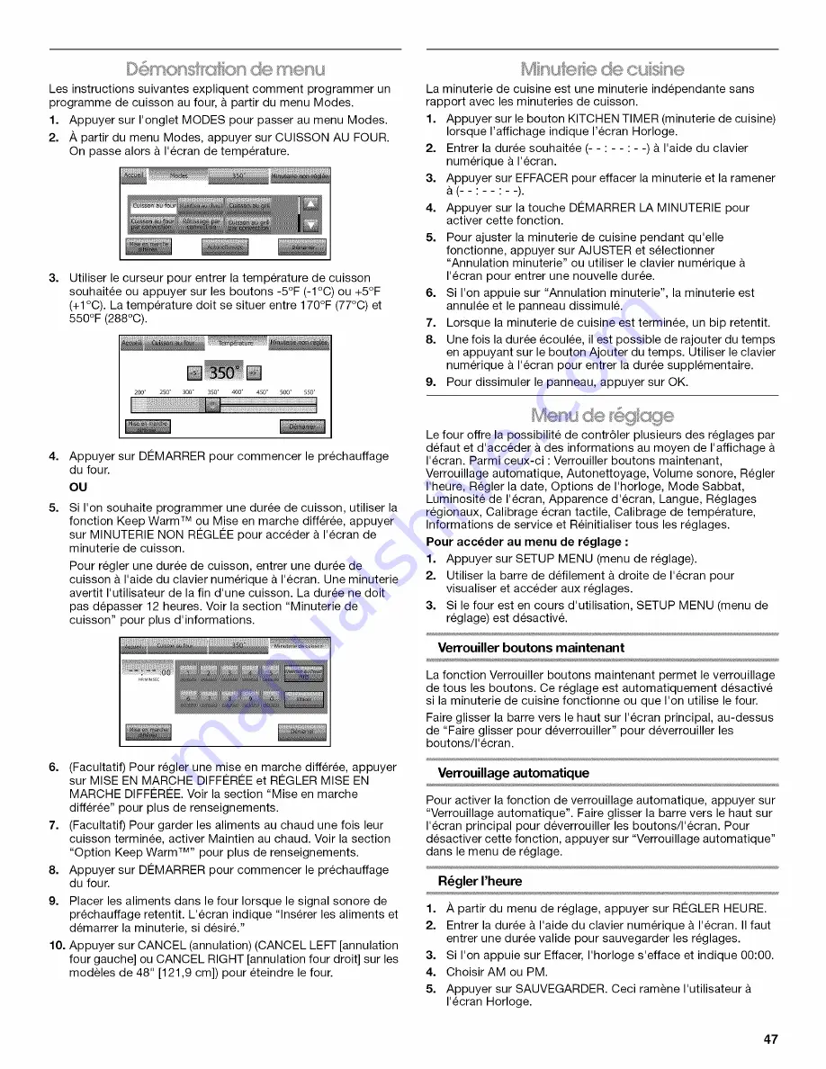 Jenn-Air PRO-STYLE JGRP430 Use & Care Manual Download Page 47