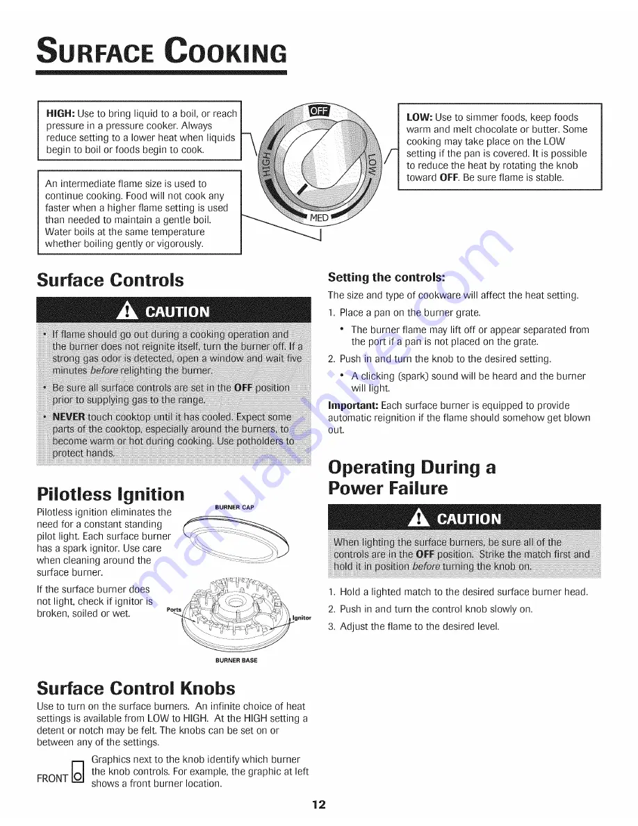 Jenn-Air PRO-STYLE JGS8860BDP17 Use & Care Manual Download Page 13