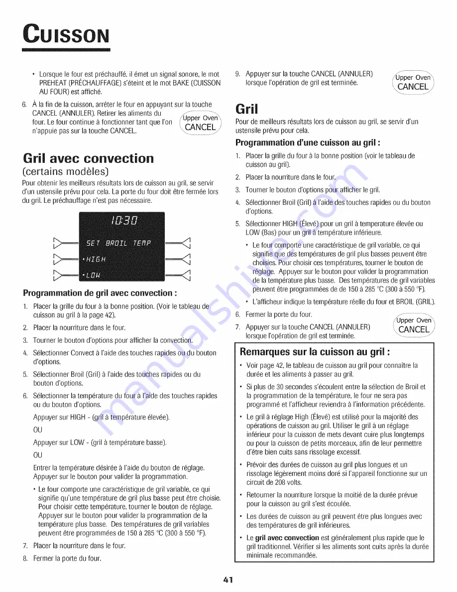 Jenn-Air PRO-STYLE JJW9530DDP29 Скачать руководство пользователя страница 42