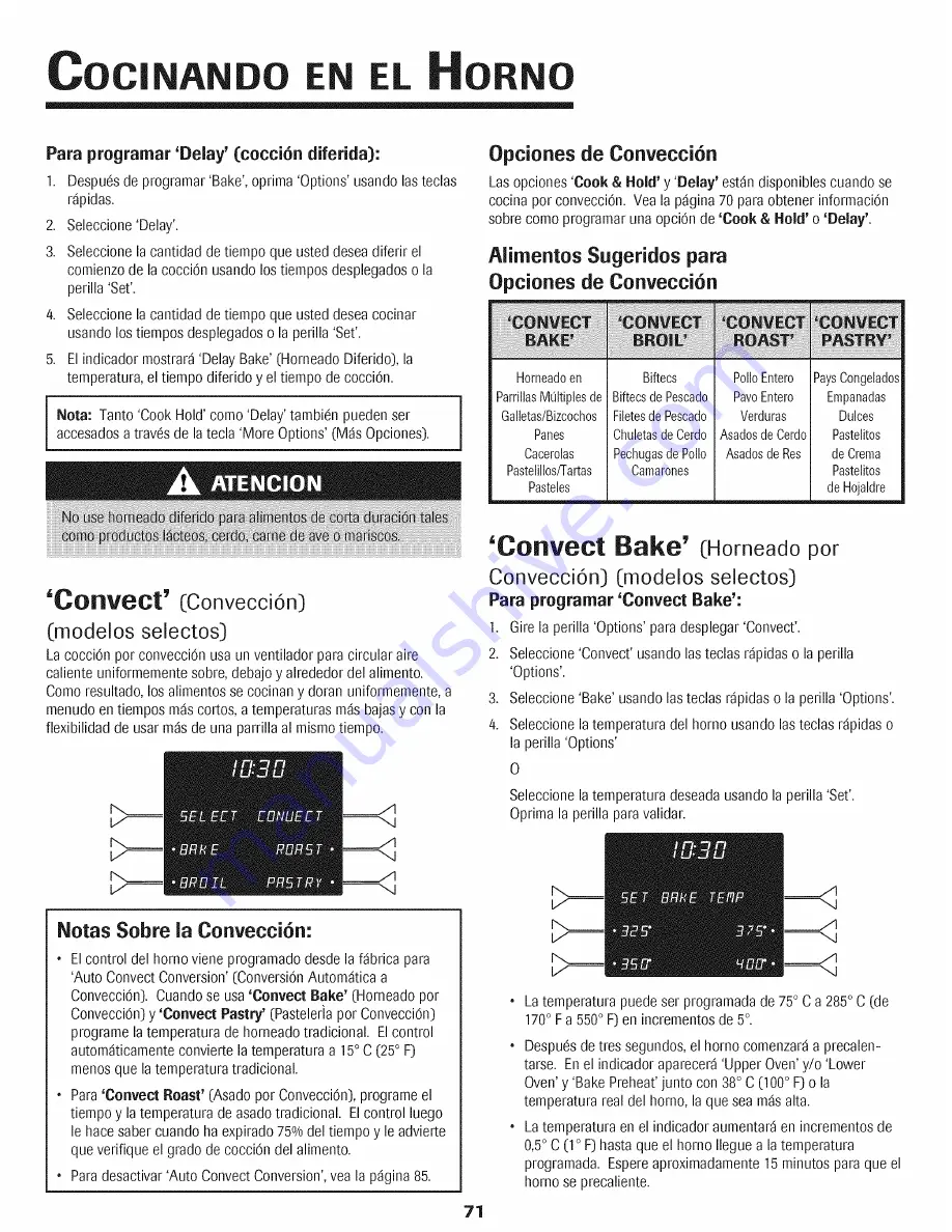 Jenn-Air PRO-STYLE JJW9530DDP29 Use & Care Manual Download Page 72