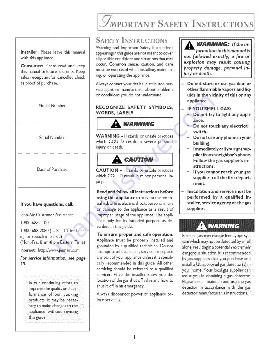 Jenn-Air ProStyle JDS9861AAP User Manual Download Page 2