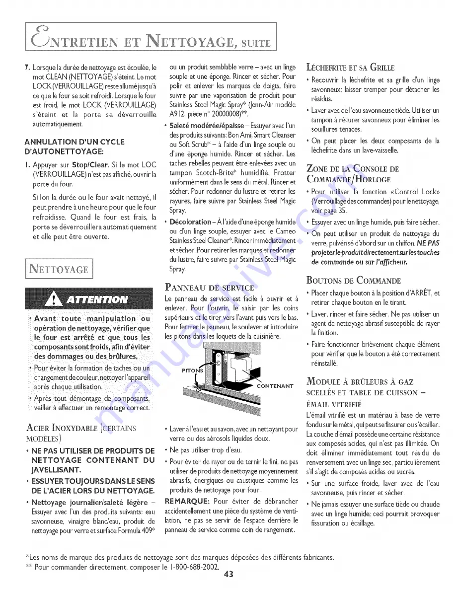 Jenn-Air ProStyle JDS9861AAP User Manual Download Page 44